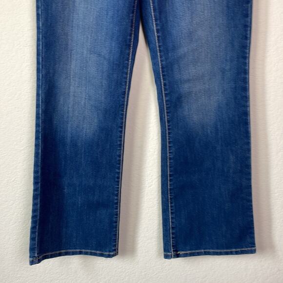 NWOT Levi’s 512 bootcut women’s 10M perfectly slimming silver detail jeans - Picture 4 of 12